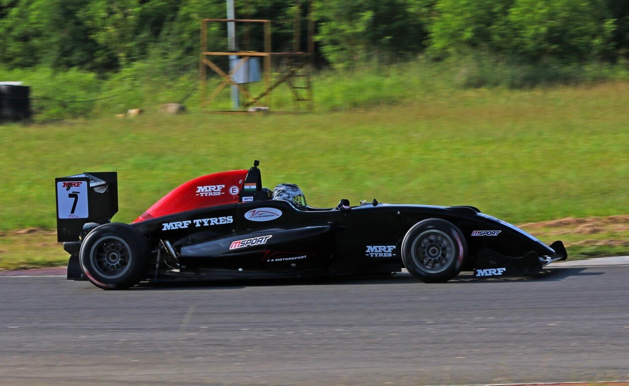 Aditya Swaminathan fastest in MRF F2000 category