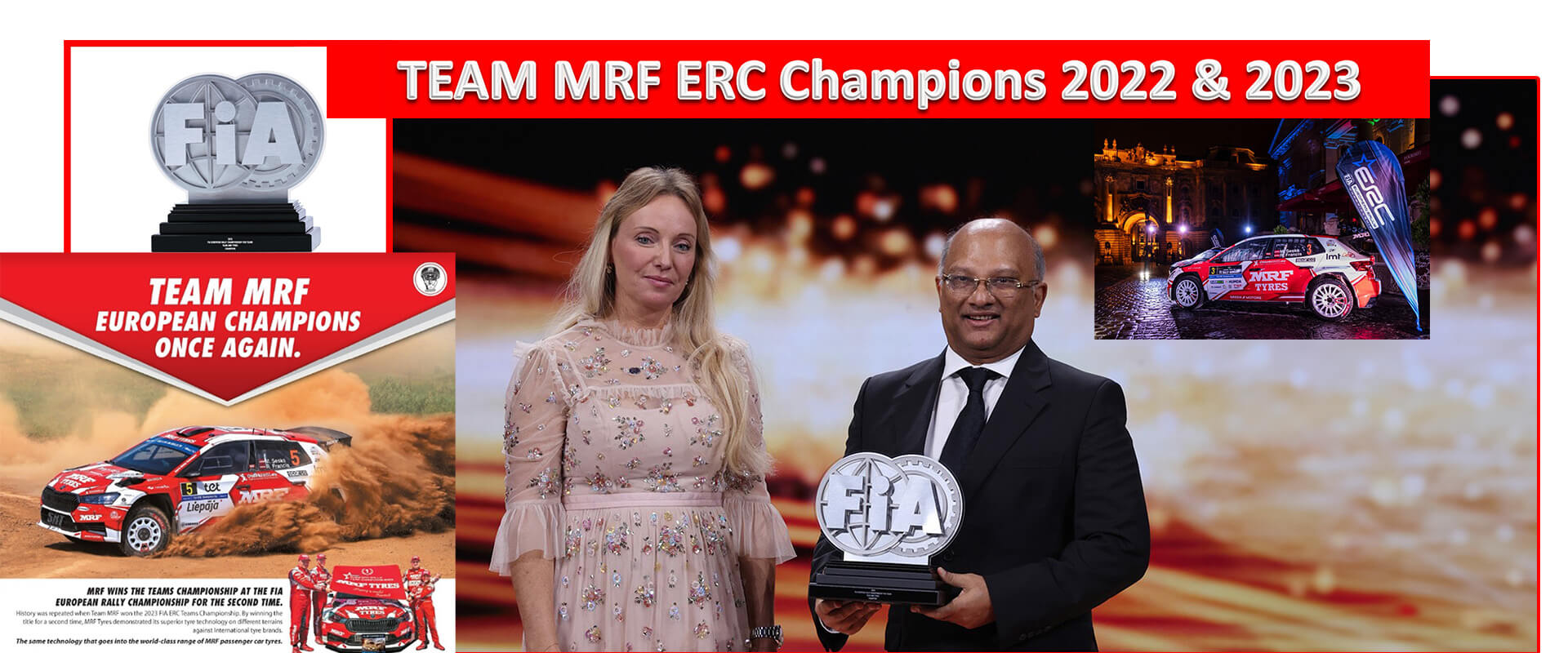 TEAM MRF WINS EUROPEAN RALLY CHAMPIONSHIP