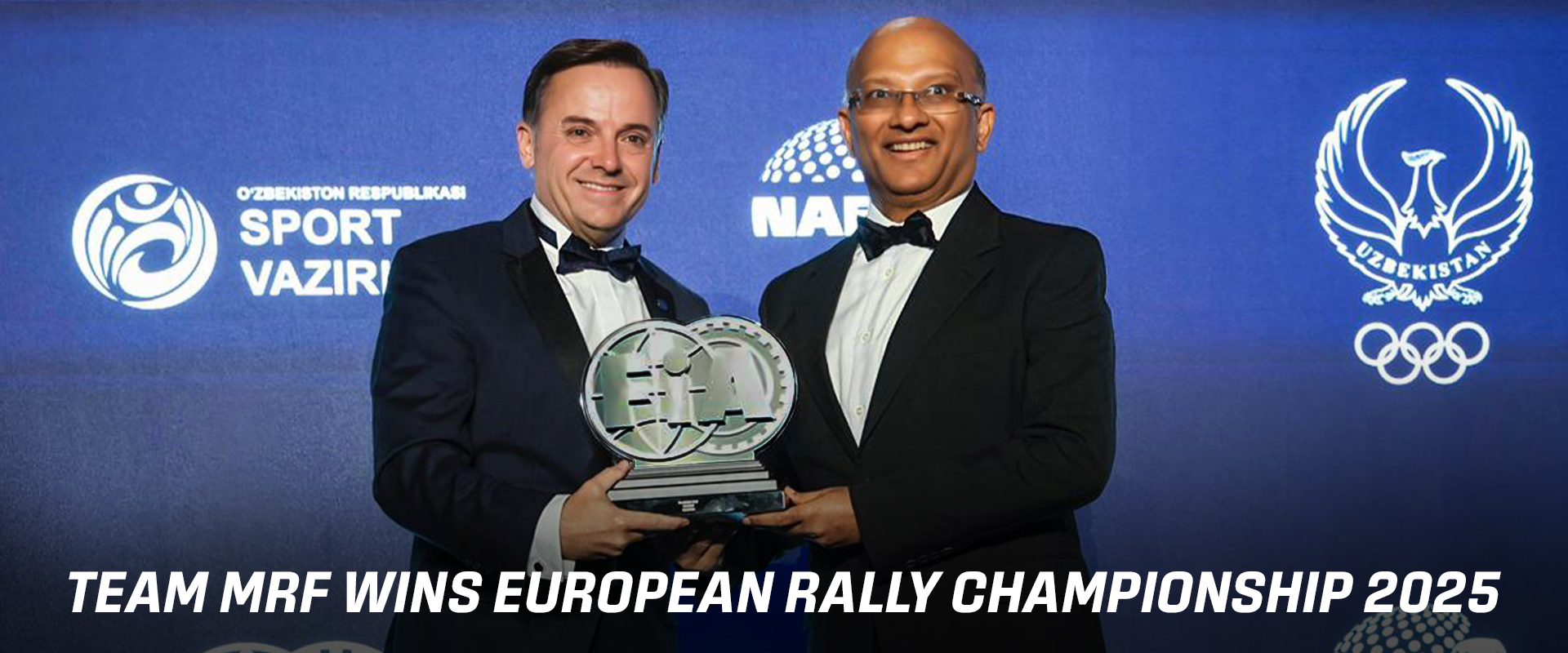 TEAM MRF WINS EUROPEAN RALLY CHAMPIONSHIP