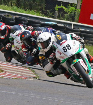 Classy Rahil Pillarisetty tops Pro-Stock 301-400cc Open race