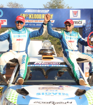 TSI Racing’s Dean-Gagan clinch a hat-trick of wins; Pragathi creates history: K1000 Rally